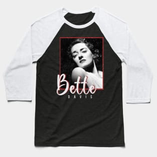 bette davis vintage style for bette Baseball T-Shirt